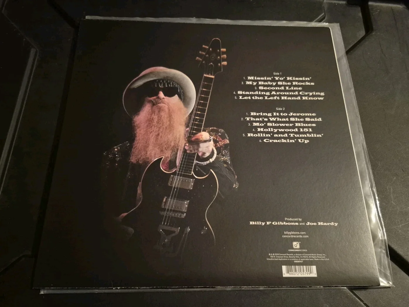 ZZ Top Billy Gibbons Signed Autographed Lp Record The Big Bad Blues, изображение 3