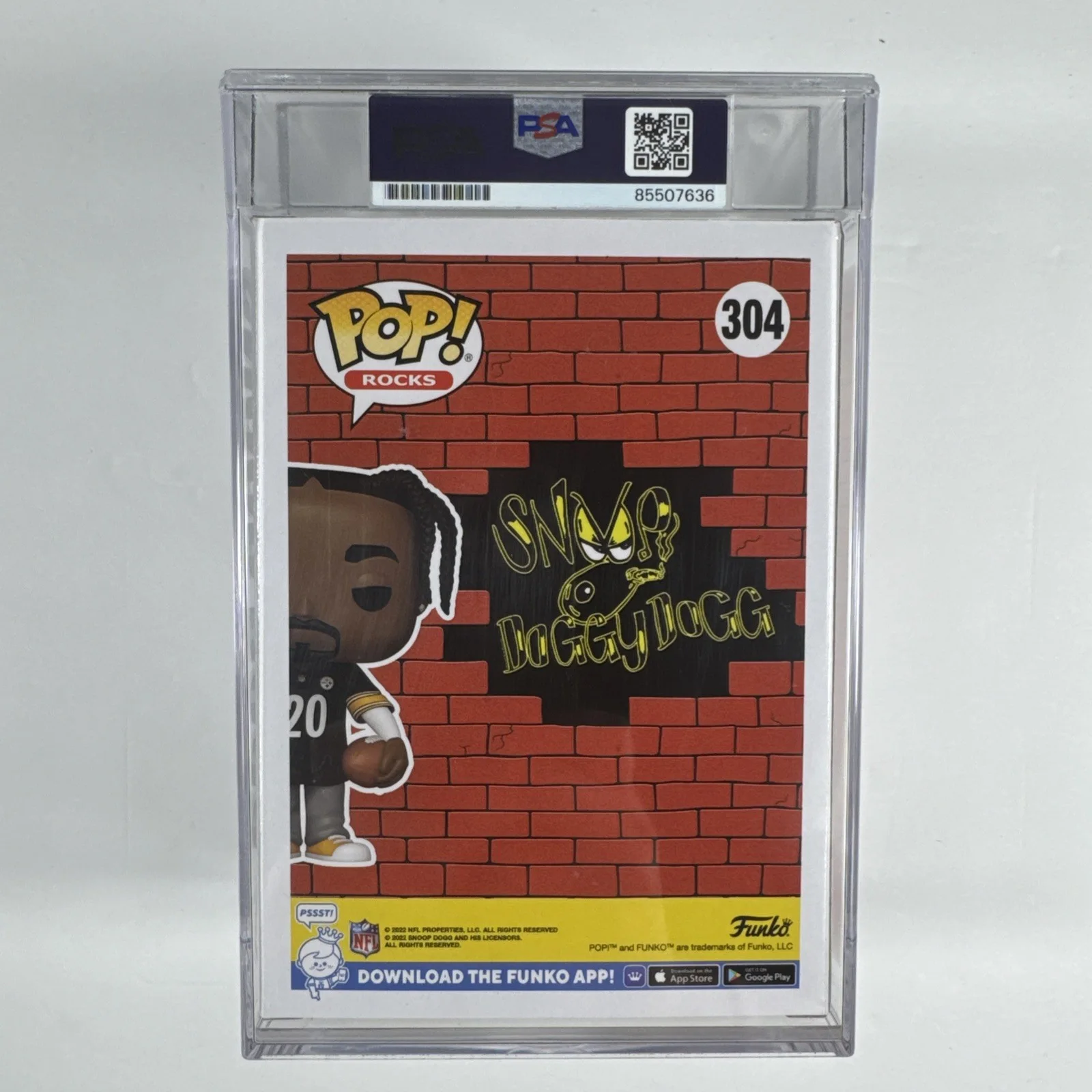 Funko Pop #304 encapsulado autografado assinado por Snoop Dogg PSA/DNA autenticado, изображение 2