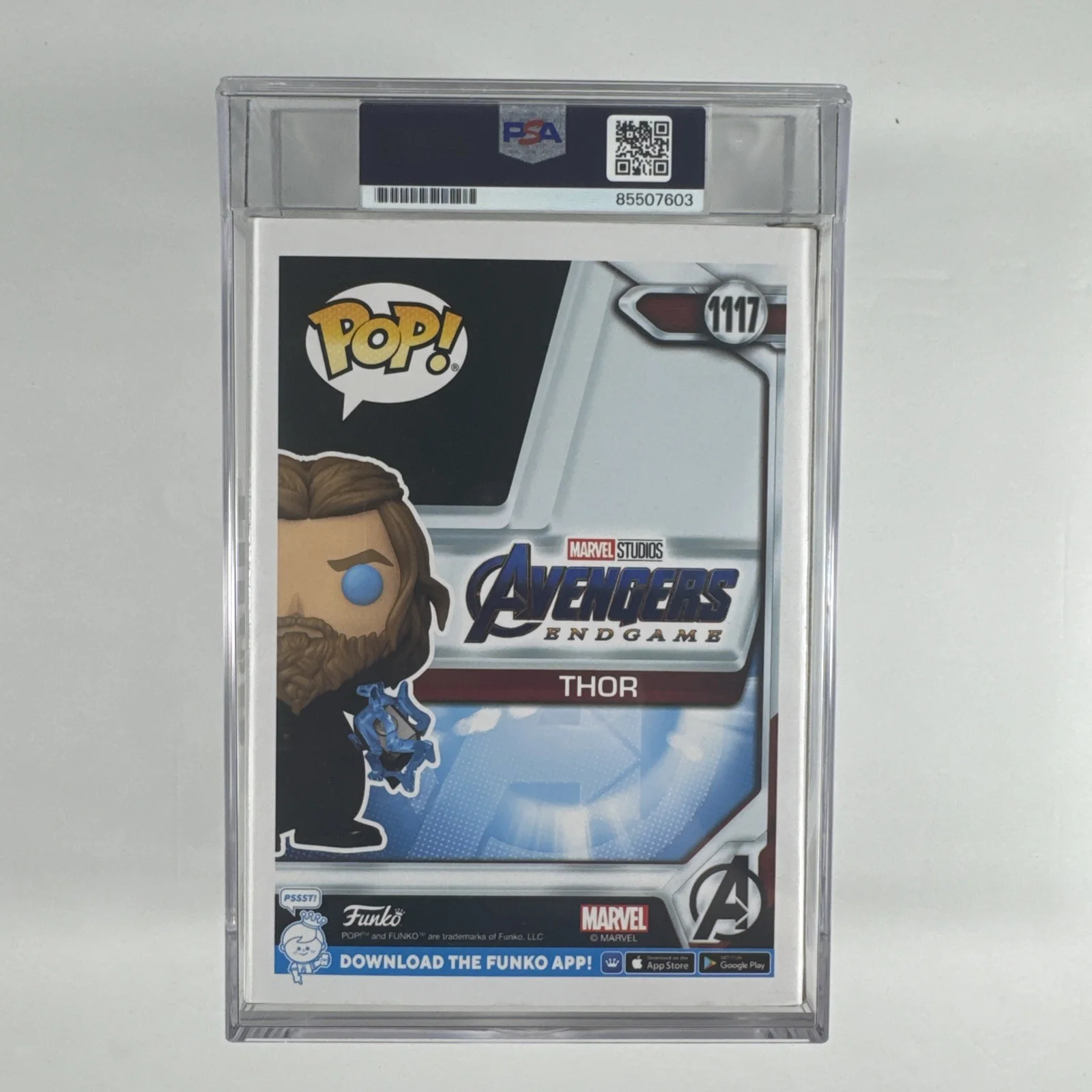 Chris Hemsworth — Chris Hemsworth Thor Signed Funko Pop #1117 Psa/Dna Encapsulated 10 Gem Mt Auto, изображение 2