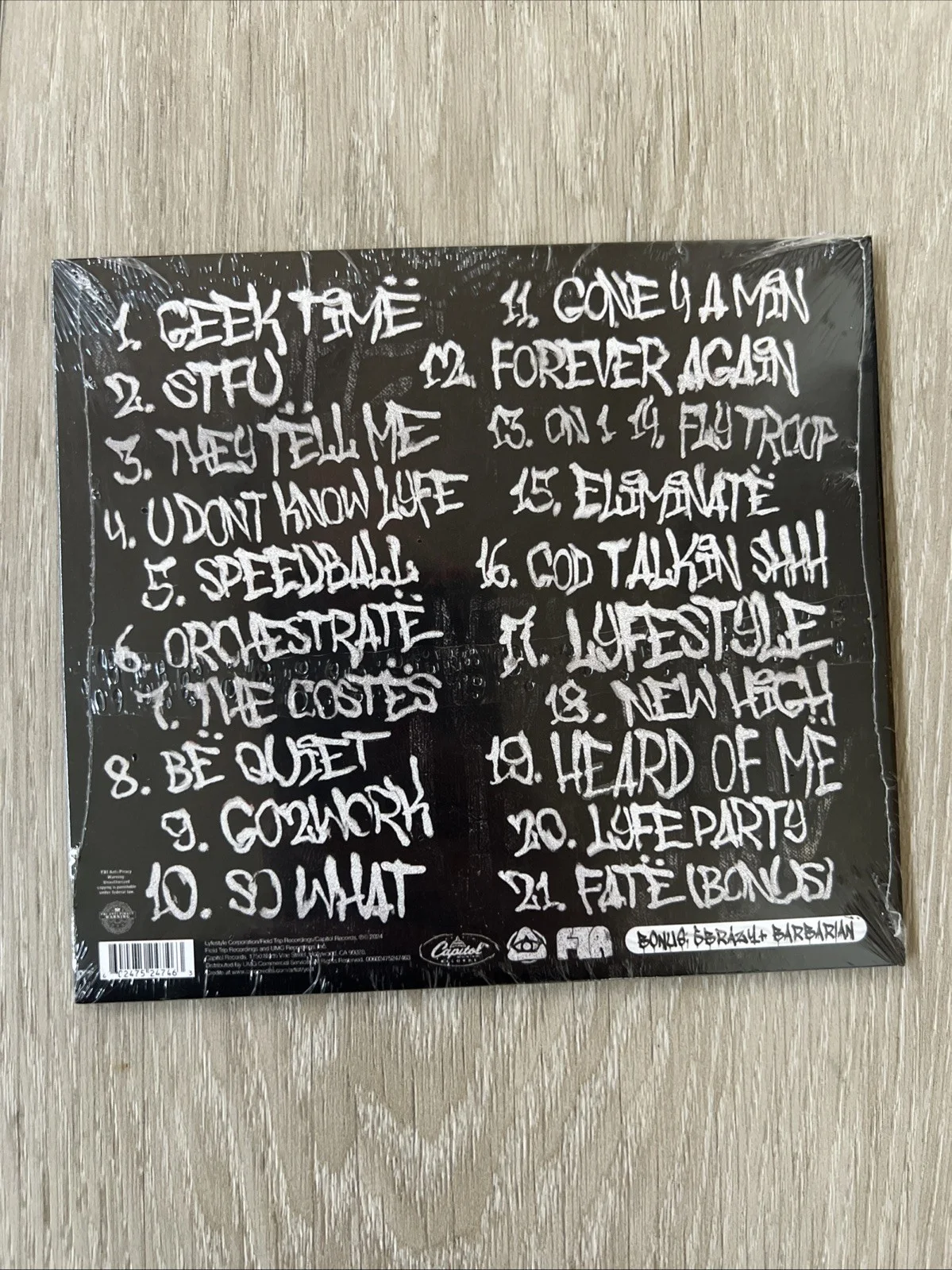 Yeat Lyfestyle Drone Edition Signed CD Rare Limited Edition, image 2