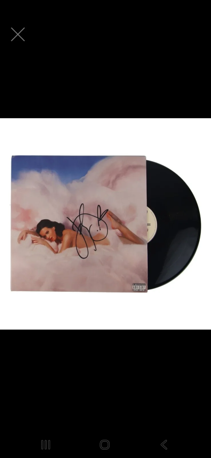 Katy Perry signed Teenage Dream Vinyl Album Cover autograph ~ Beckett BAS, изображение 2