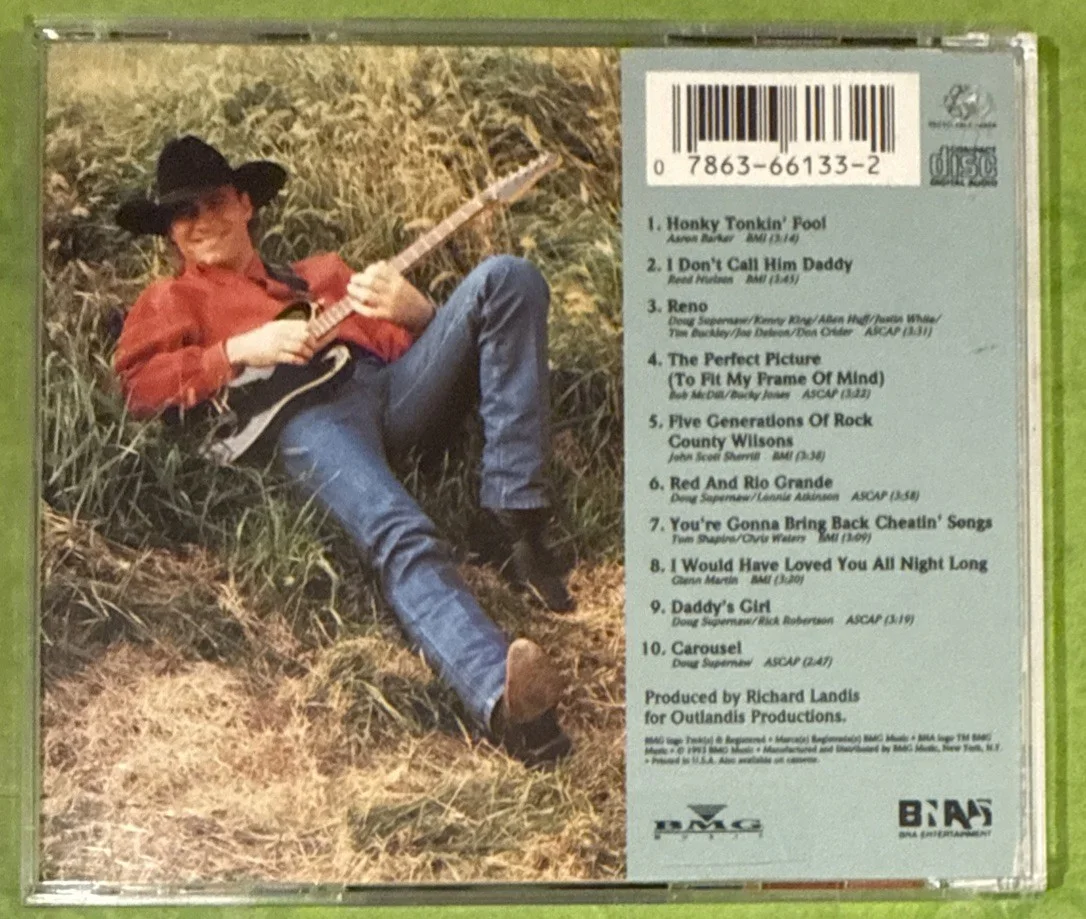 SIGNED Doug Supernaw CD Red and Rio Grande AUTOGRAPH, image 2