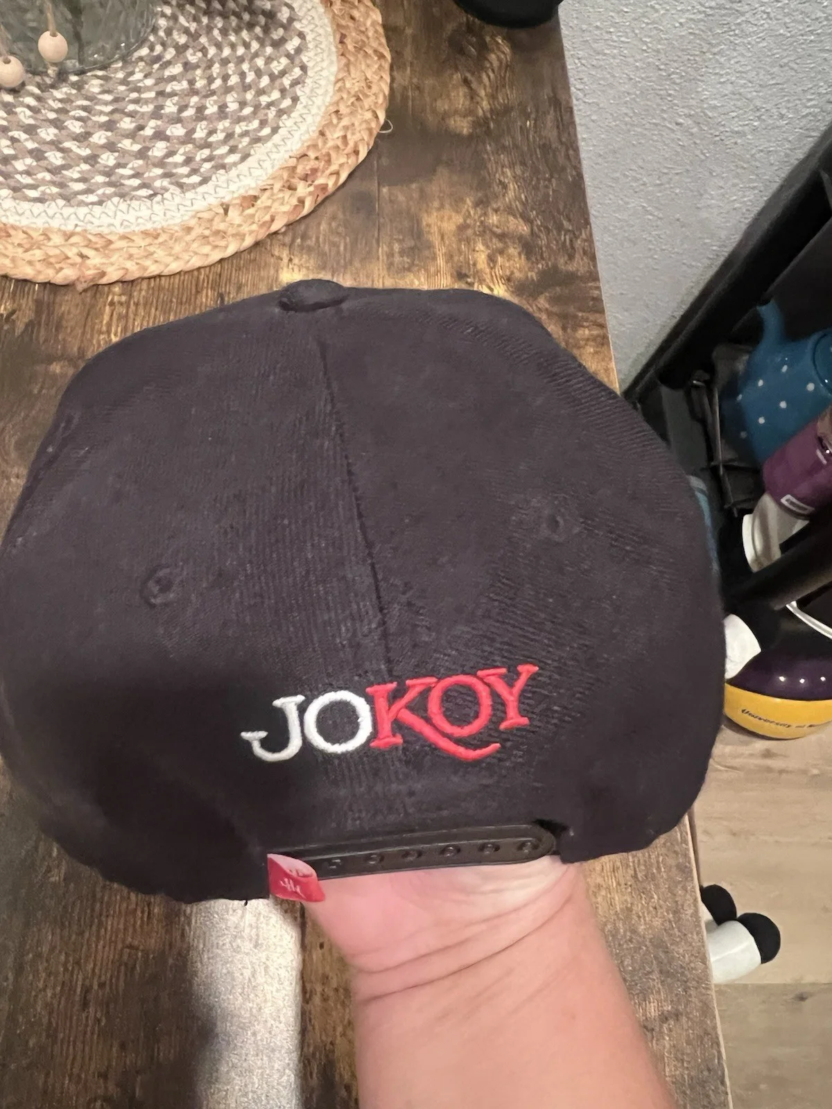 Jo Koy — Jo Koy Autographed Flat Brim Hat; Adjustable Sizing; Black, image 4