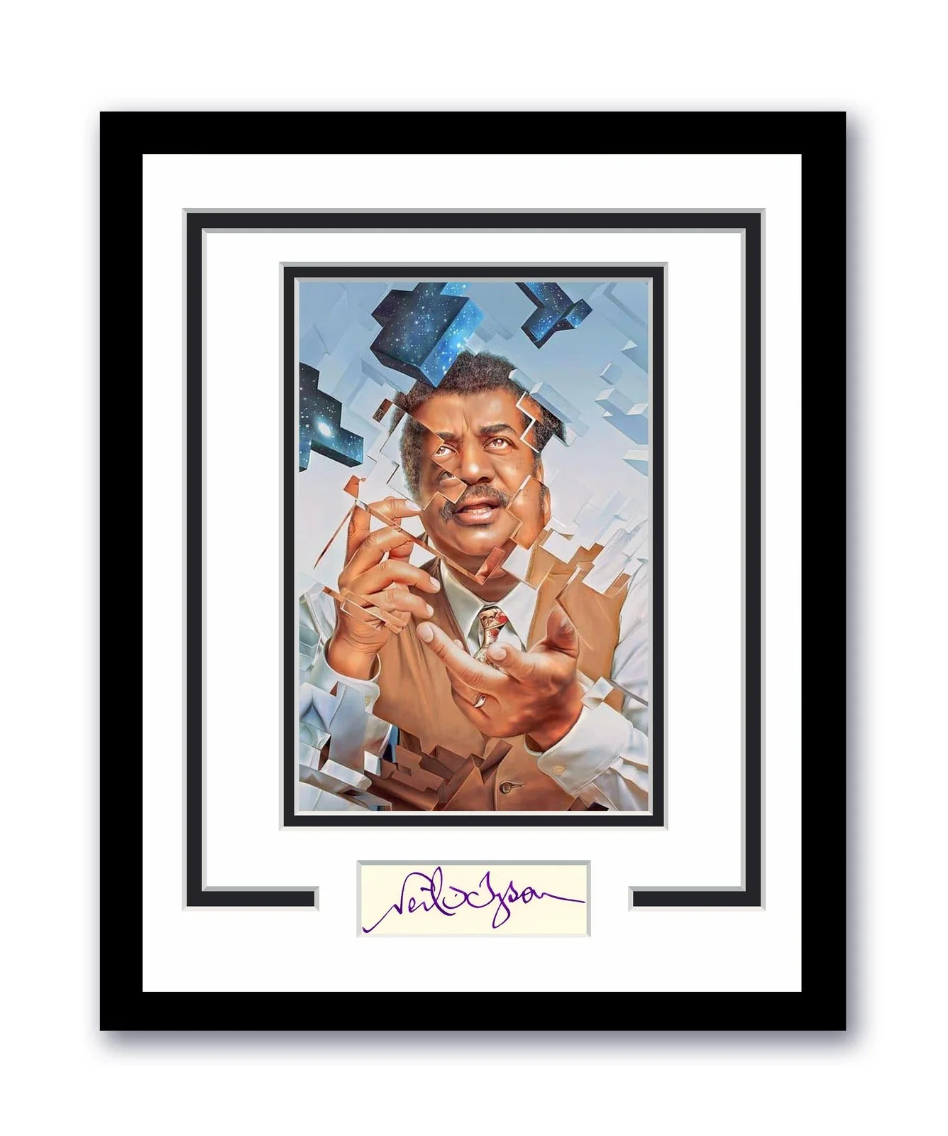 Neil deGrasse Tyson — Neil deGrasse Tyson Autographed Signed 11x14 Framed Photo Space ACOA