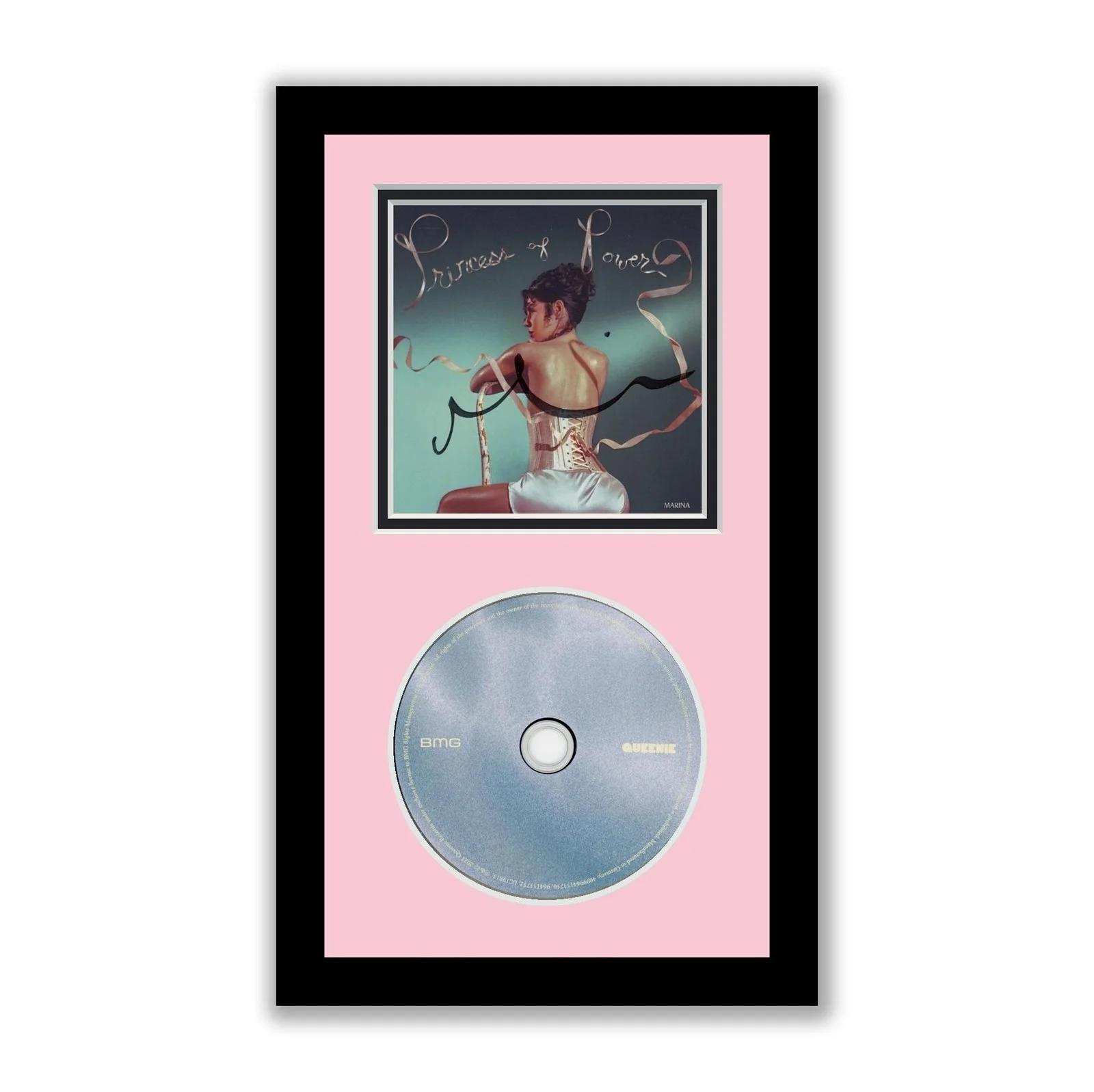 Marina Diamandis — Marina Diamandis Autographed Signed Framed CD Princess Of Power ACOA