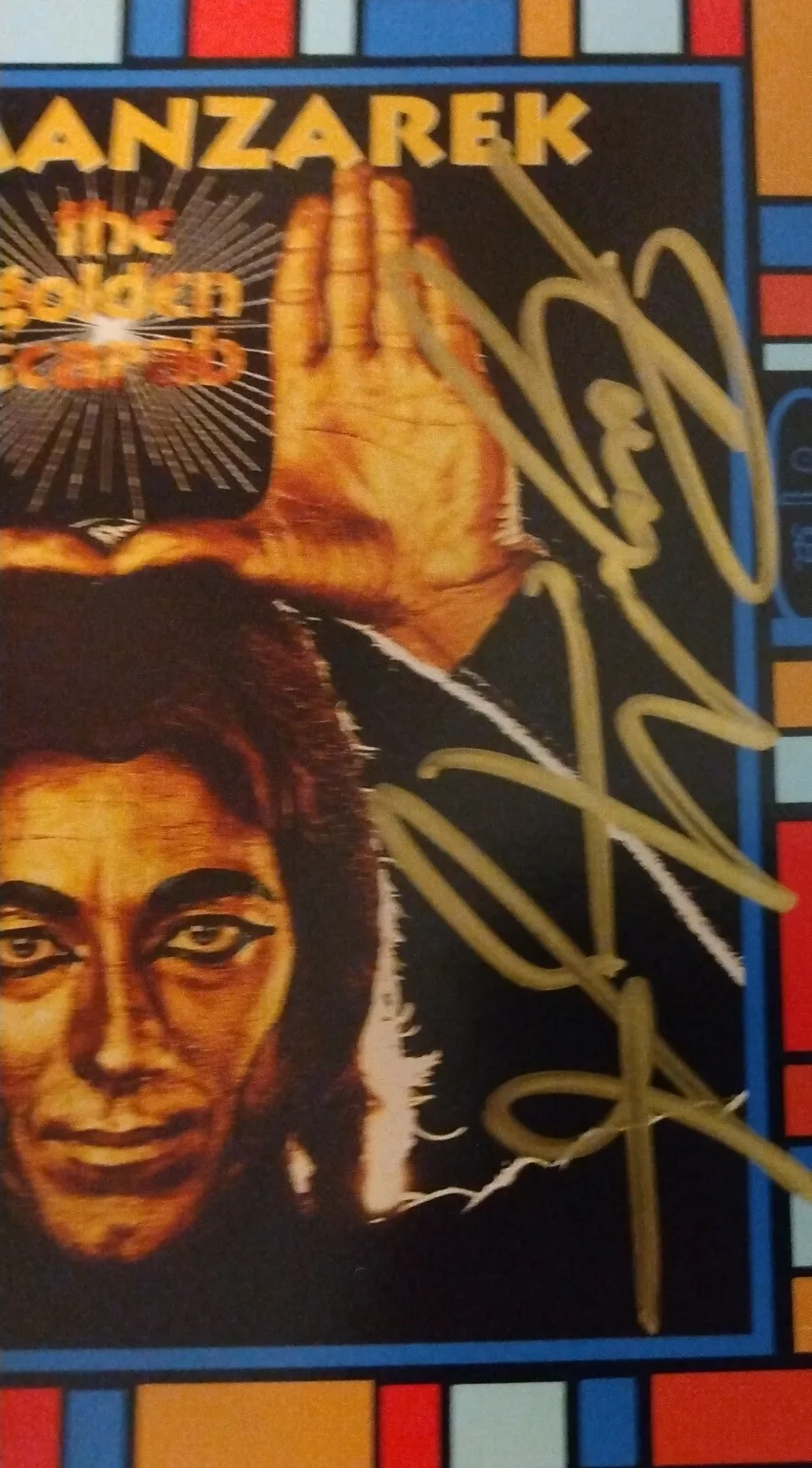 ray manzarek - golden scarab - signed - autographed - compact disc, image 2