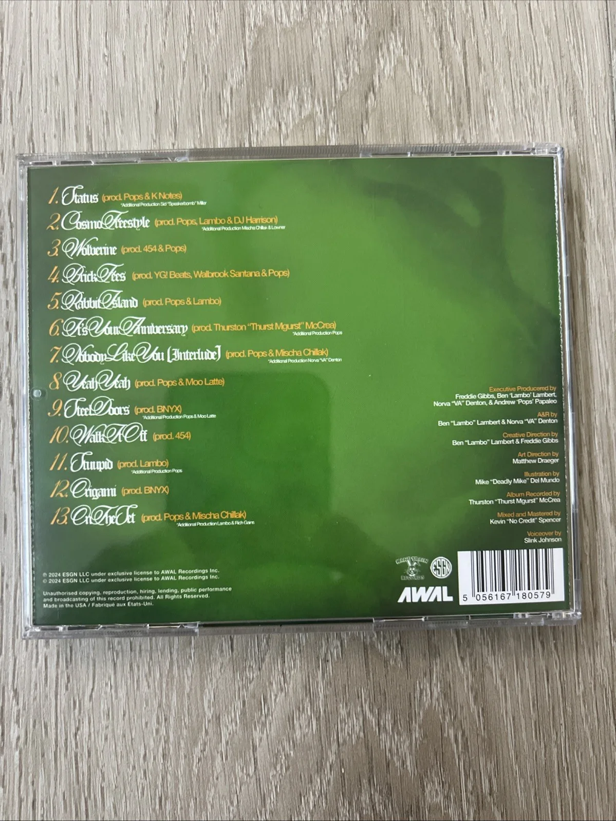 **SIGNED** Freddie Gibbs - You Only Die 1nce CD autographed!!, image 2