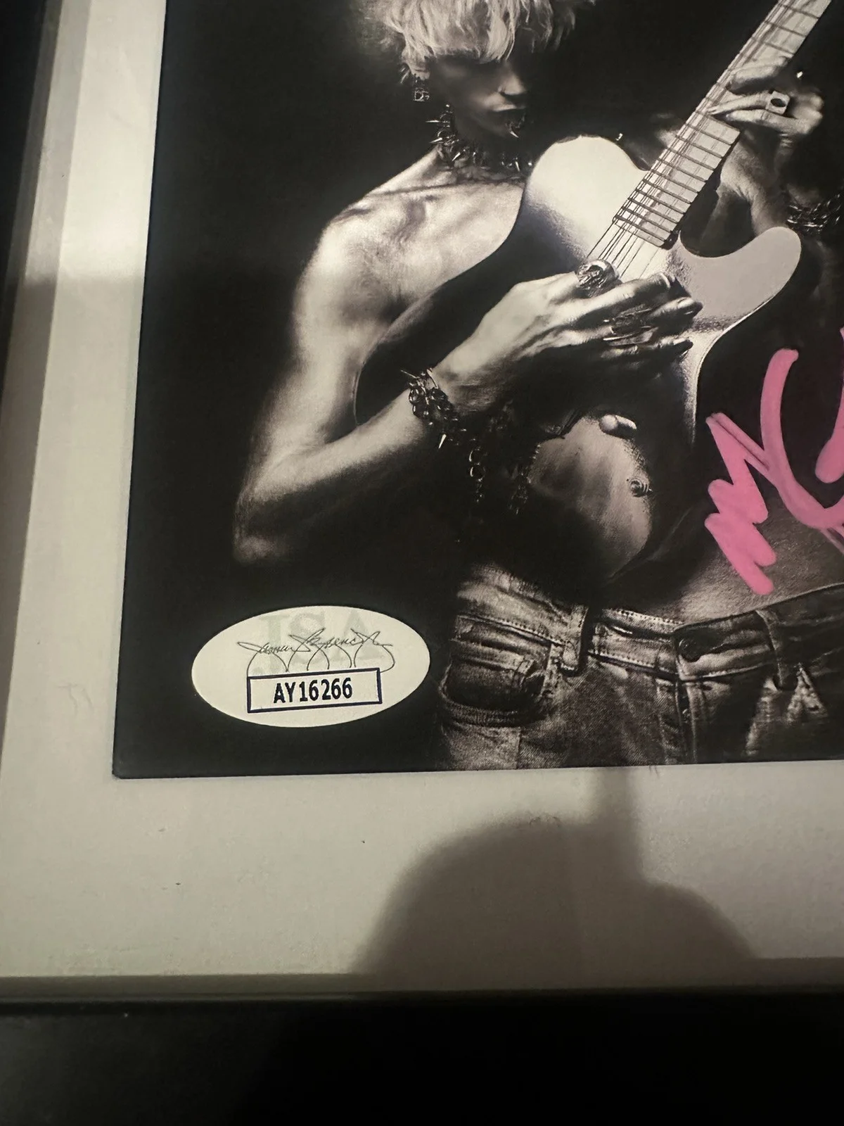 MGK SIGNED FRAMED MAINSTREAM SELLOUT CD JSA COA AUTOGRAPHED MACHINE GUN KELLY, image 2