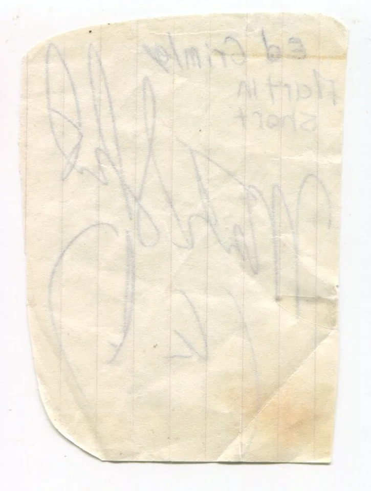 Martin Short — Martin Short Signed Cut Autographed Ed Grimley SUPER EARLY CAREER SNL, изображение 2