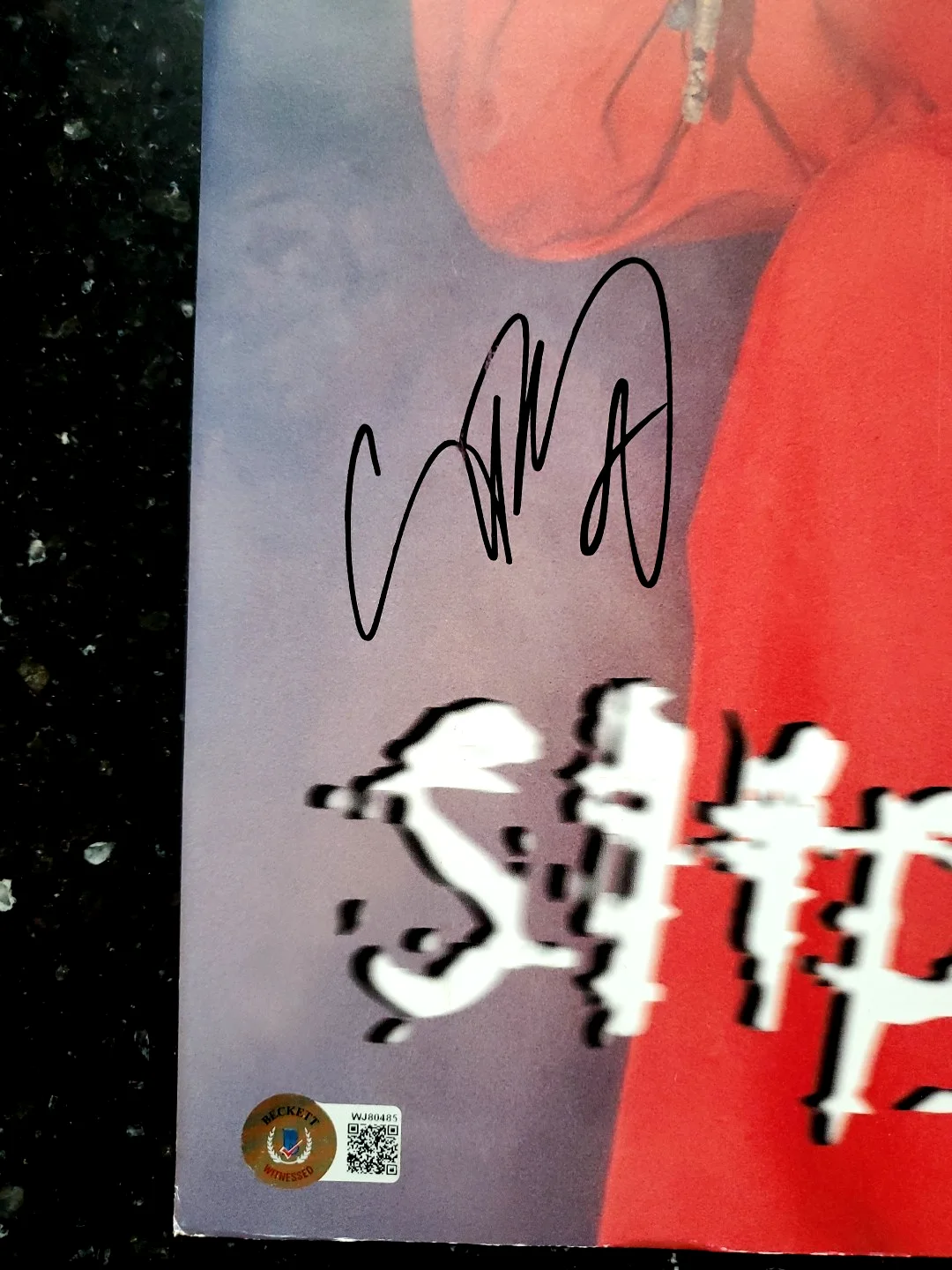 Nick Castle — Slipknot Corey Taylor Signed Calendar 16.5" x 12" Autograph BSA COA, изображение 2