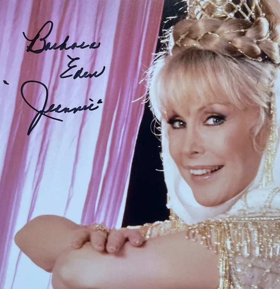 Barbara Eden — Barbara Eden Authentic Hand Signed 8x10 Photo, Jeanie, image 2