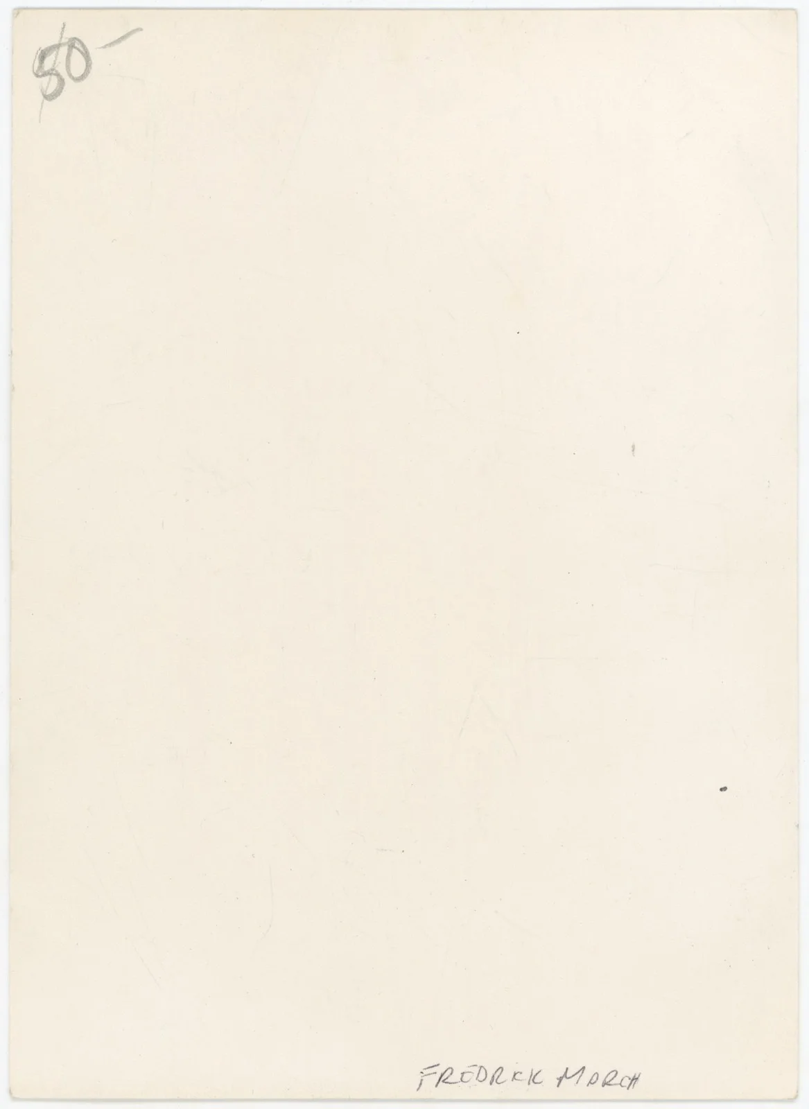 March, Frederic Signed Photo 9 720567, image 2