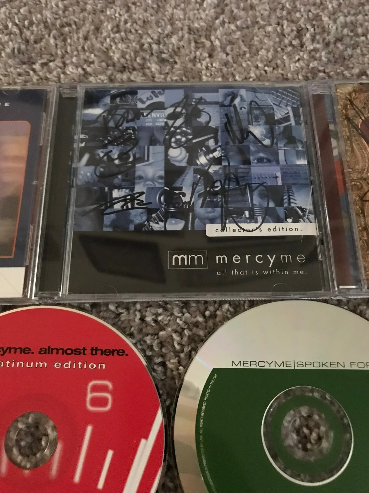 MercyMe CD 18 Album Lot including 2 Signed CD's Christian Music Autographs!!, изображение 3