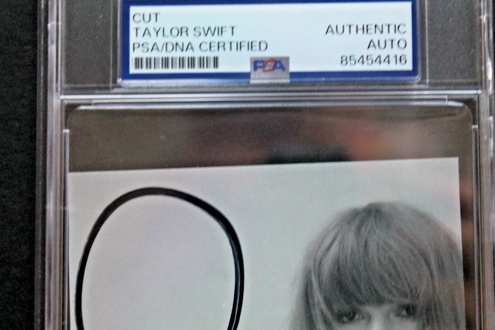 Taylor Swift POP STAR Auto ERAs Tour Signed Photo 4x7 Authentic Autographed PSA, image 2
