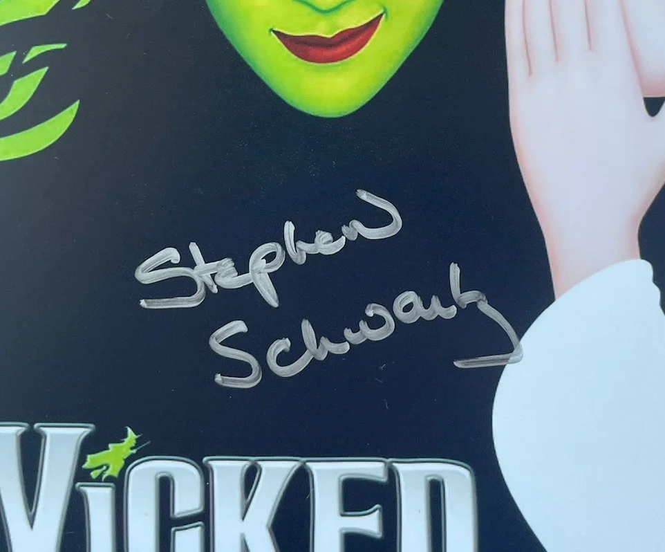 Stephen Schwartz — Stephen Schwartz Authentic Hand Signed 8x10 Photo Wicked Composer, image 2