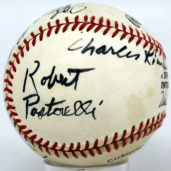 Murphy Brown TV Show Signed Baseball (7 sigs) 9 716818, image 3