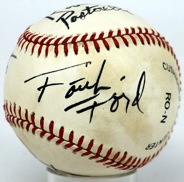 Murphy Brown TV Show Signed Baseball (7 sigs) 9 716818, image 5