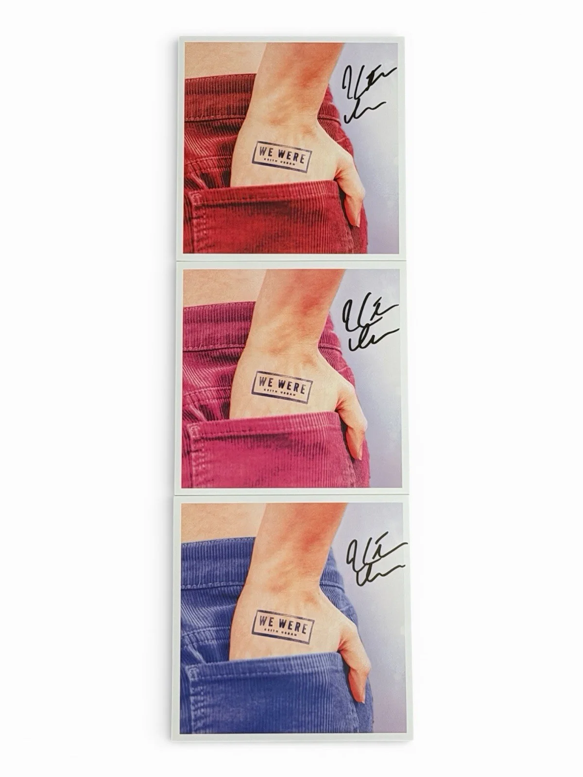 Keith Urban — Keith Urban Signed Autograph Album Vinyl We Were Lot Of 3 Beckett Authentic Rare