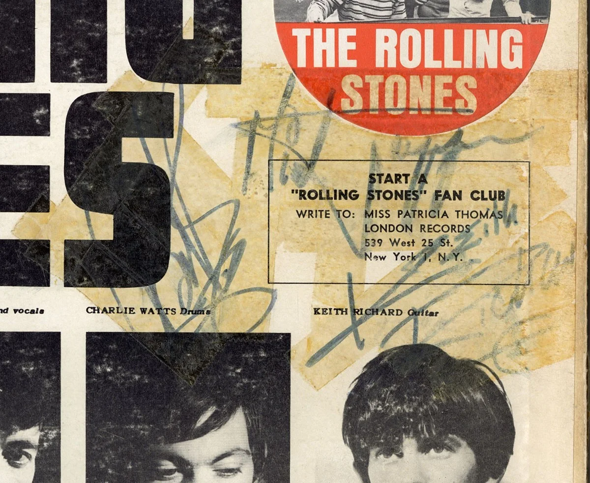 Rare- 1962 -THE ROLLING STONES- REAL Signed/Autograph/Auto DEBUT LP Record Album, изображение 2