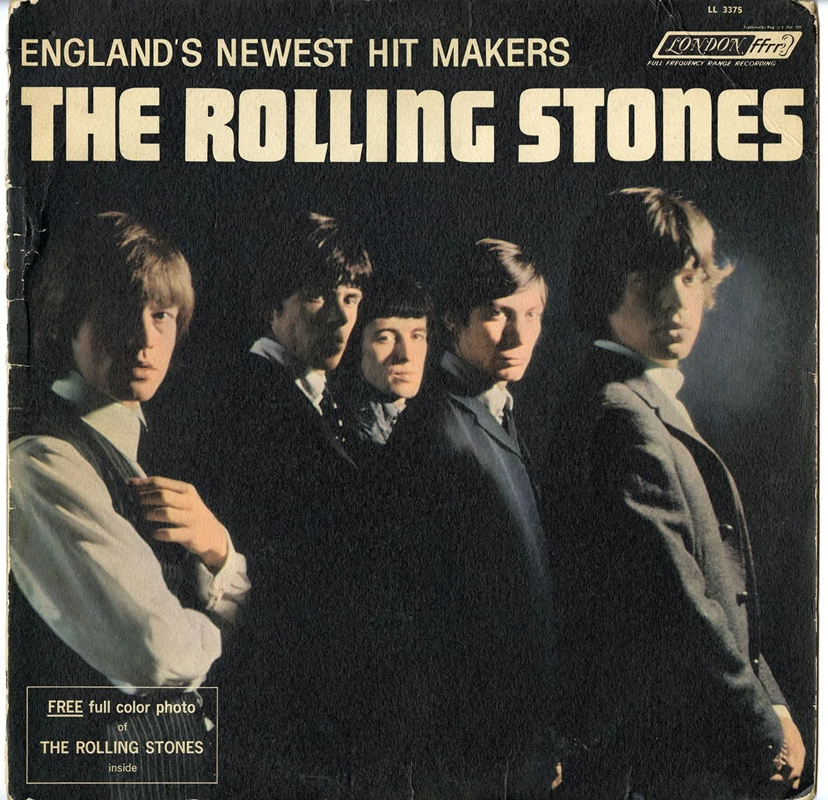 Rare- 1962 -THE ROLLING STONES- REAL Signed/Autograph/Auto DEBUT LP Record Album, изображение 4