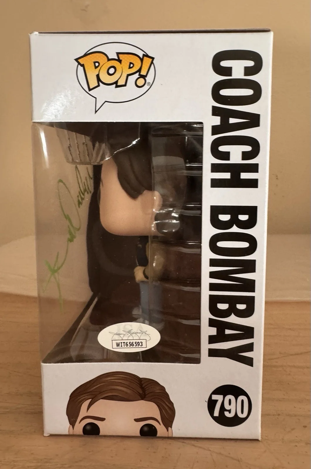 Emilio Estevez — Emilio Estevez Autographed Coach Bombay:The Mighty Ducks Funko Pop #790, изображение 3