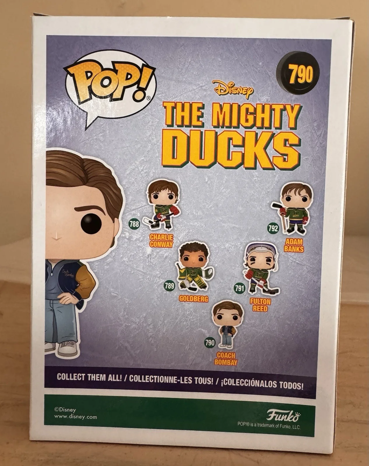 Emilio Estevez — Emilio Estevez Autographed Coach Bombay:The Mighty Ducks Funko Pop #790, изображение 4