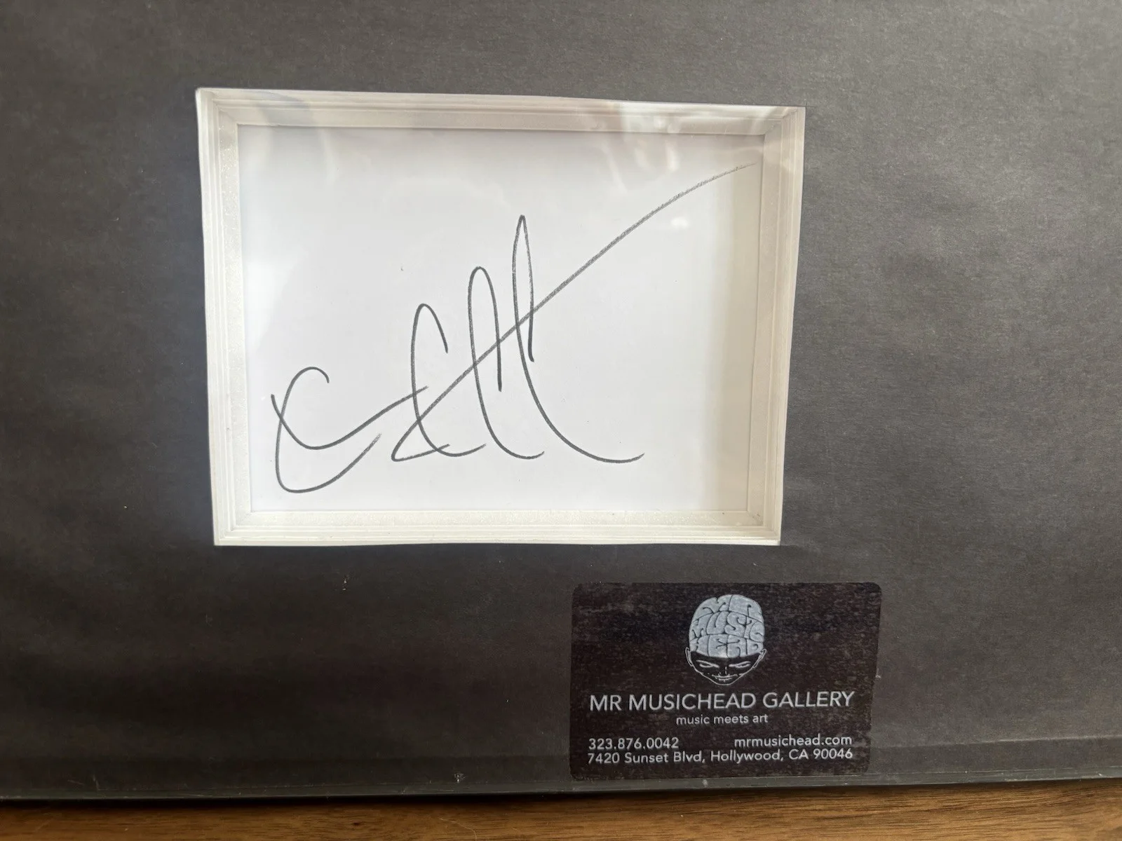1991 Pearl Jam Print Signed By Photographer Chris Cuffaro, image 2