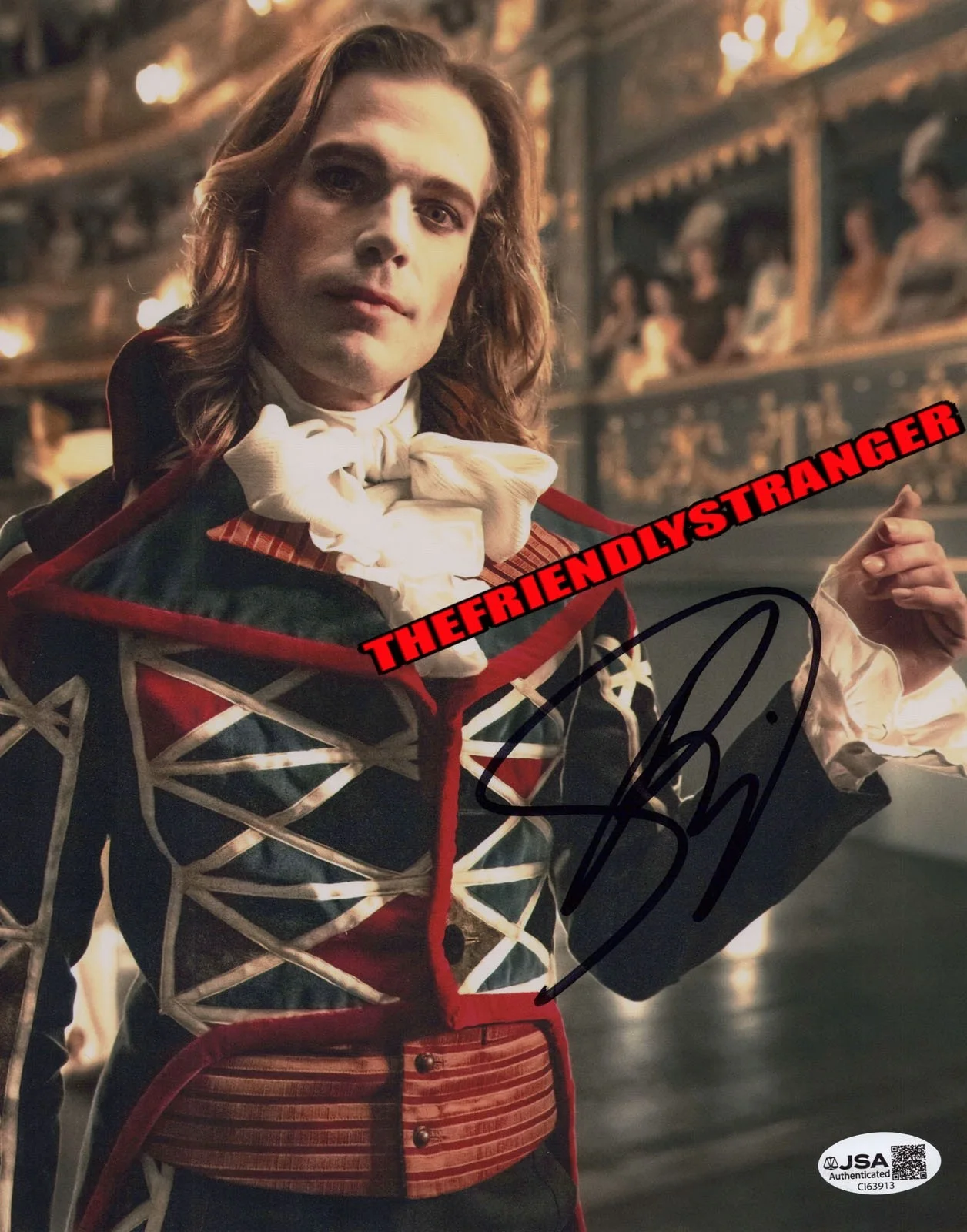 Sam Reid — Sam Reid signed "INTERVIEW WITH THE VAMPIRE" 8x10 Photo EXACT PROOF j Lestat JSA, image 5