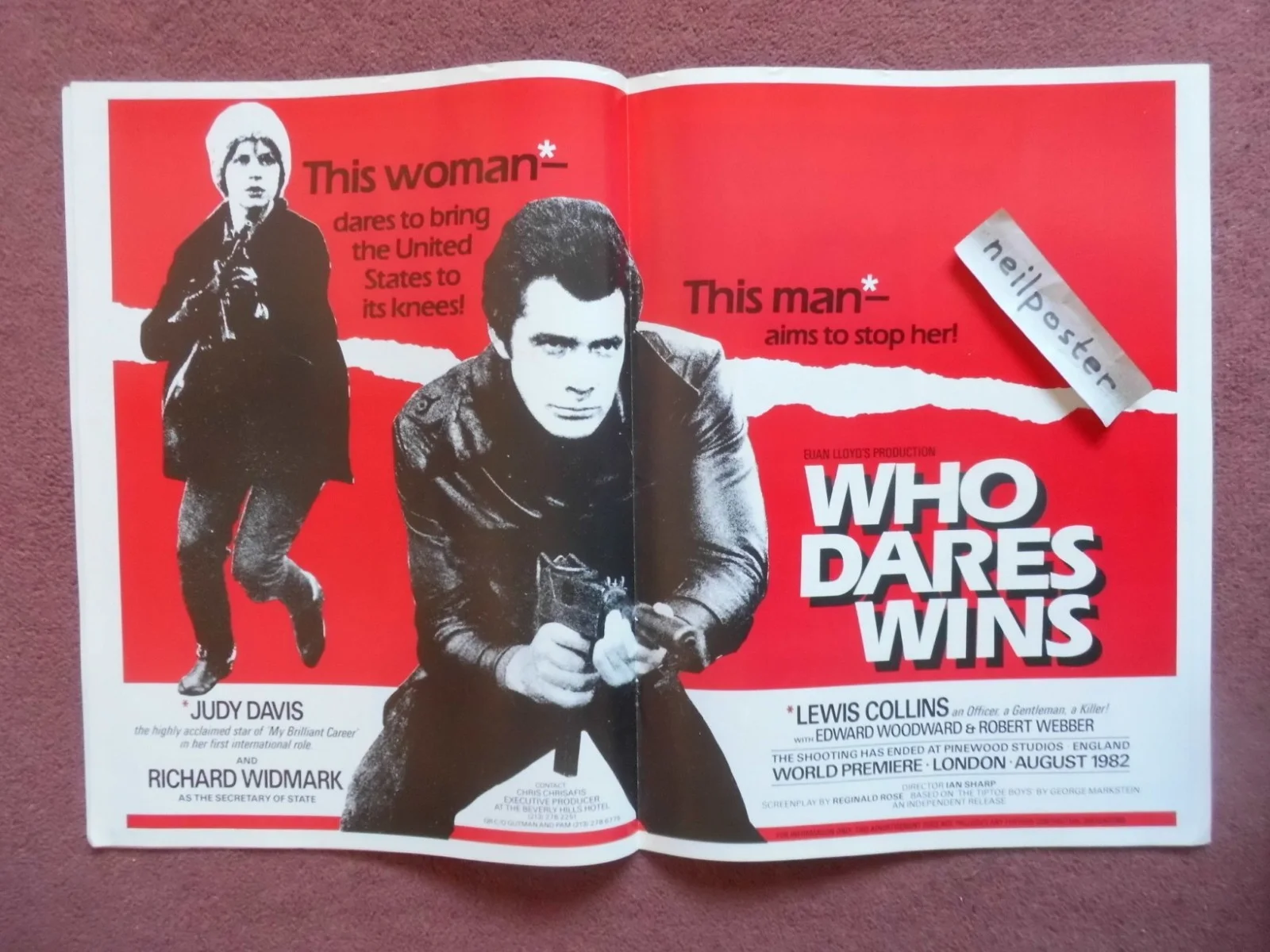 SCREEN INTERNATIONAL (1982) UK trade mag JOAN COLLINS, WHO DARES WINS, etc, изображение 2