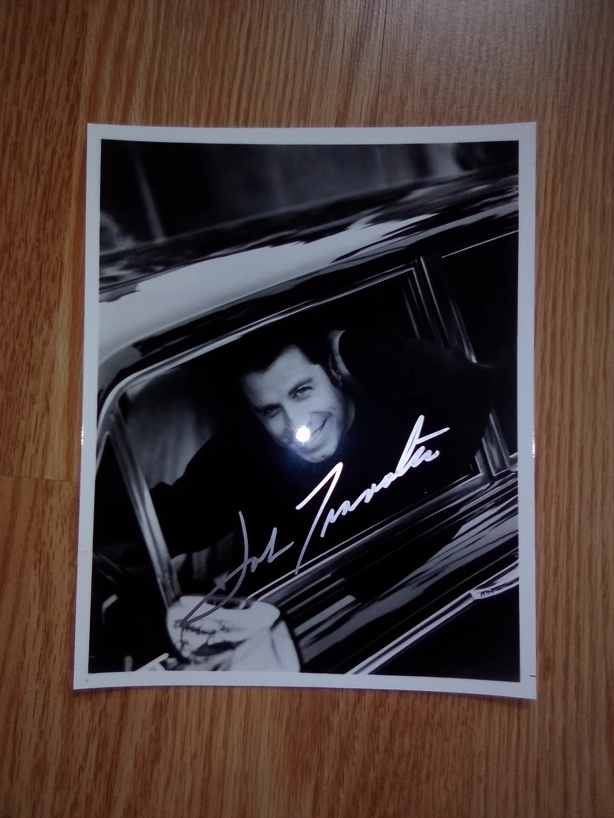john travolta — John Travolta Autographed 8x10 Photo Autopen Print, image 2