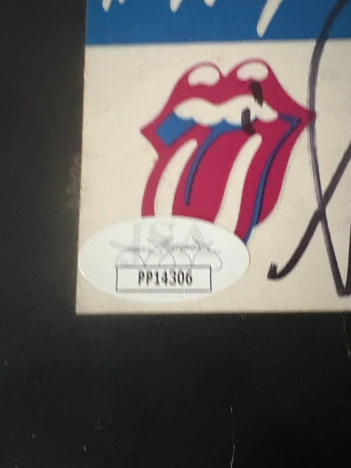Charlie Watts Rolling Stones Drummer Autographed Signed Window Decal Jsa Coa, image 2