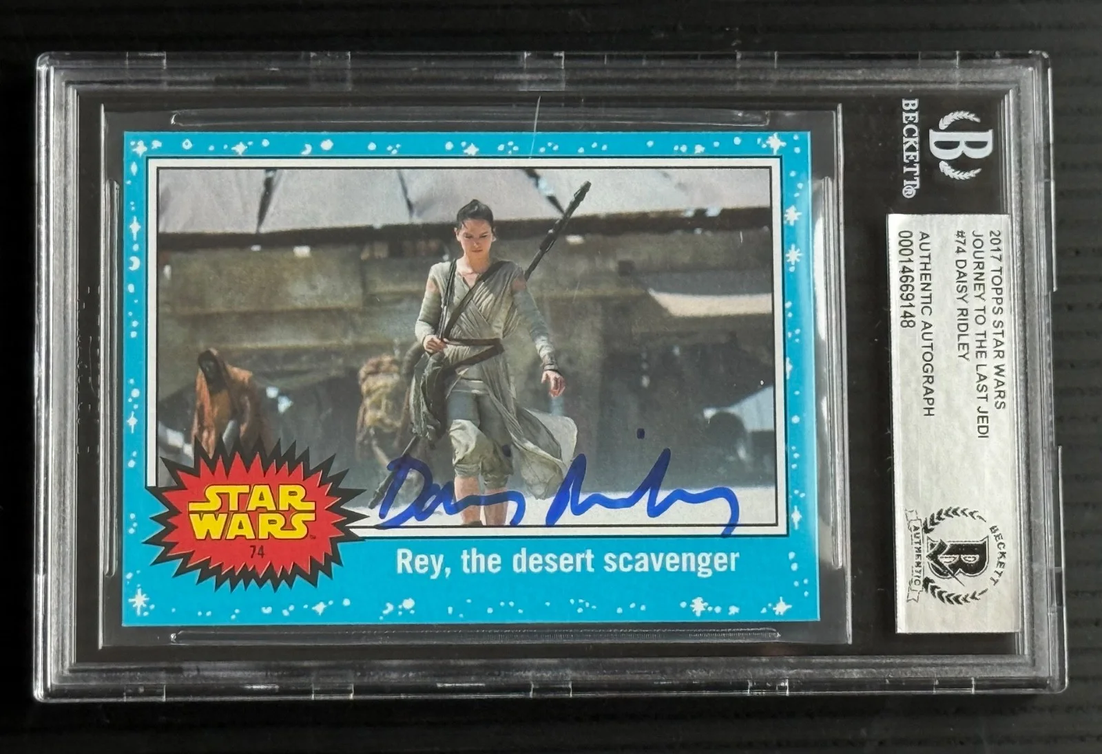 Adam Driver — Lot 6 Star Wars TFA SIGNED Auto Cards Adam Driver Daisy Ridley Boyega Isaac BAS, изображение 2