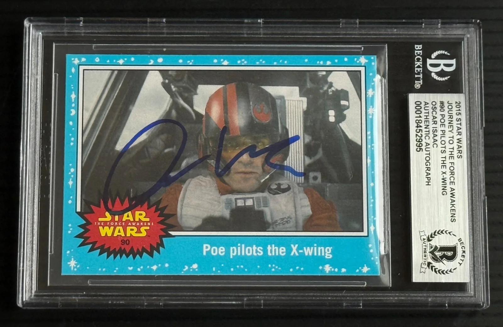Adam Driver — Lot 6 Star Wars TFA SIGNED Auto Cards Adam Driver Daisy Ridley Boyega Isaac BAS, изображение 5