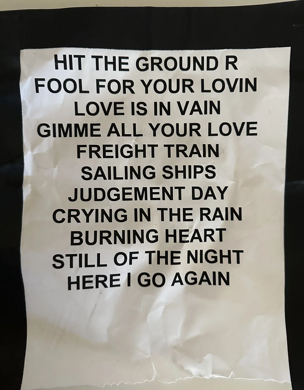 Authentic Vandenberg 3/19/24 Live Concert Playlist & Drummer's Broken Drumstick, изображение 2