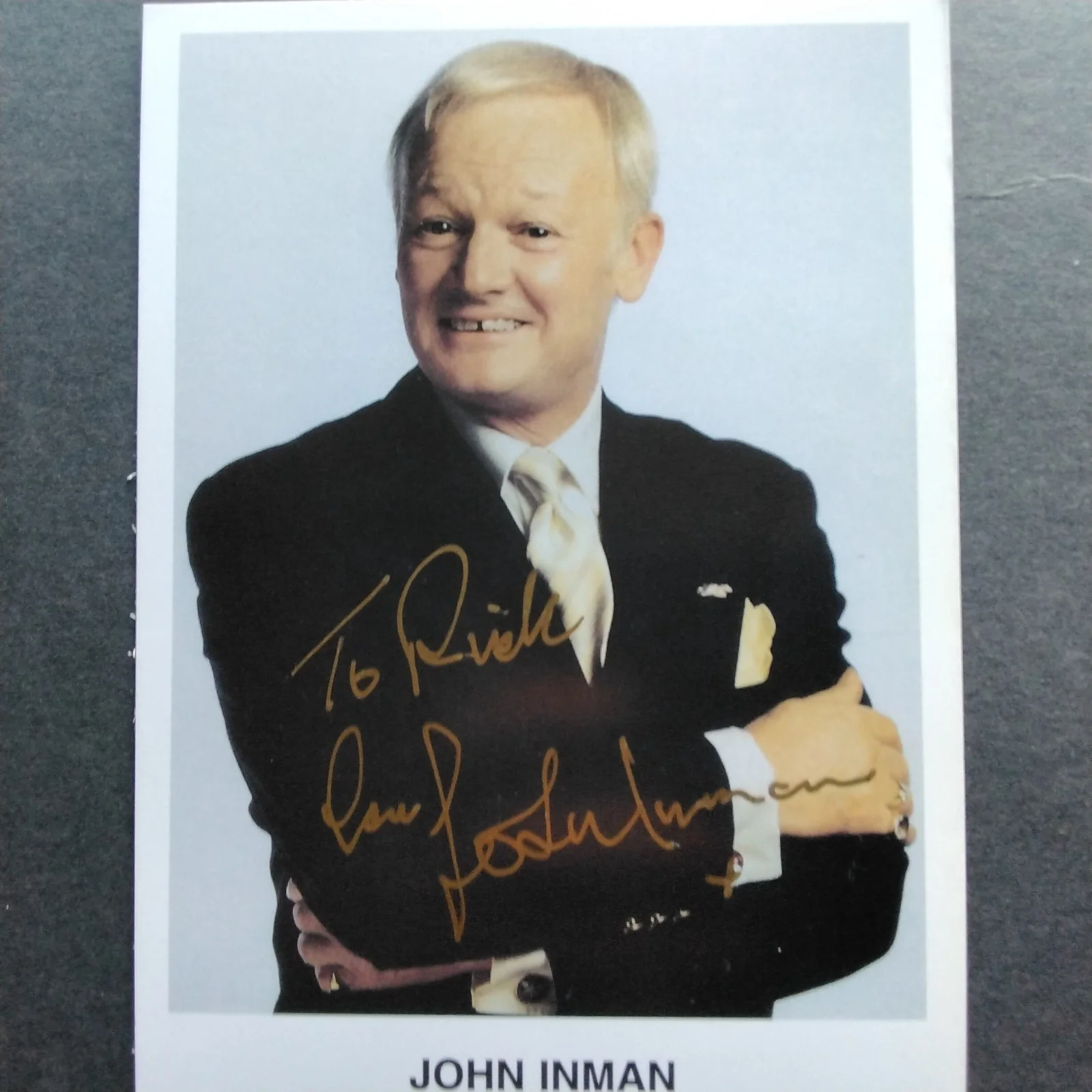 John Inman SIGNED Photo British TV Actor Are You Being Served? Grace & Favour, изображение 2