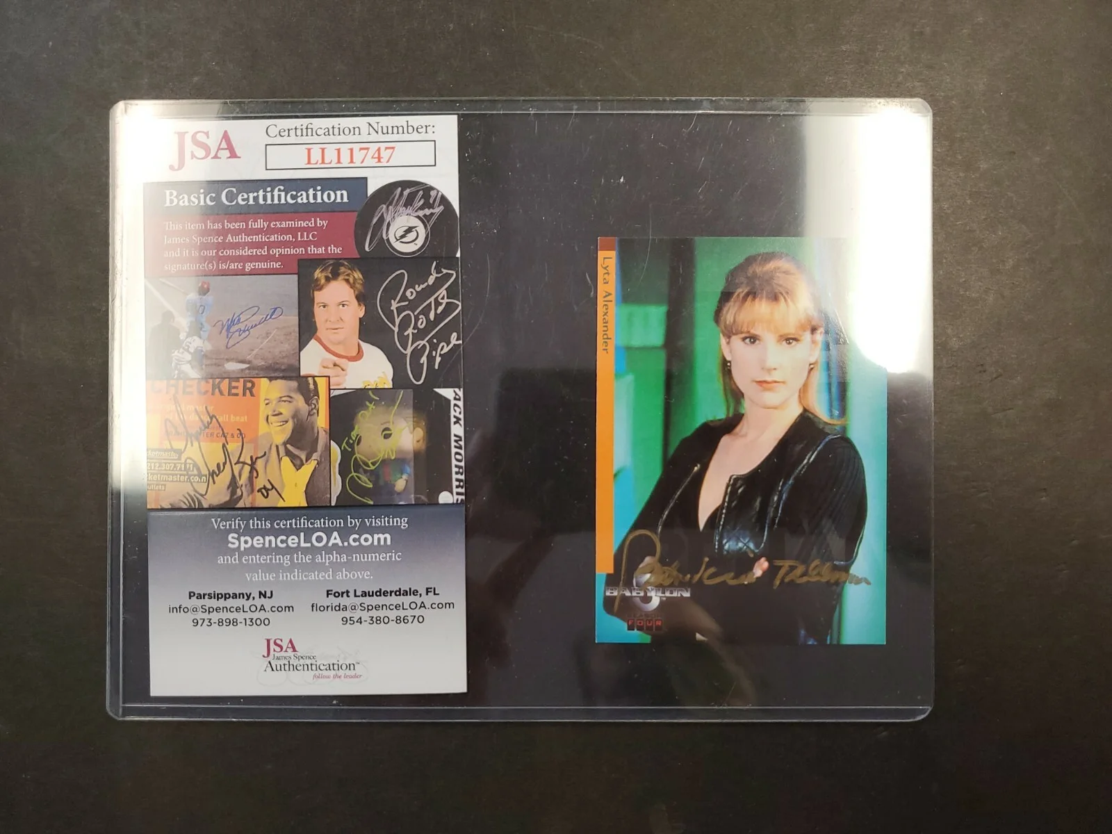 Patricia Tallman — Babylon 5 Patricia Tallman Skybox TRADING CARD Signed AUTOGRAPHED JSA COA, изображение 3