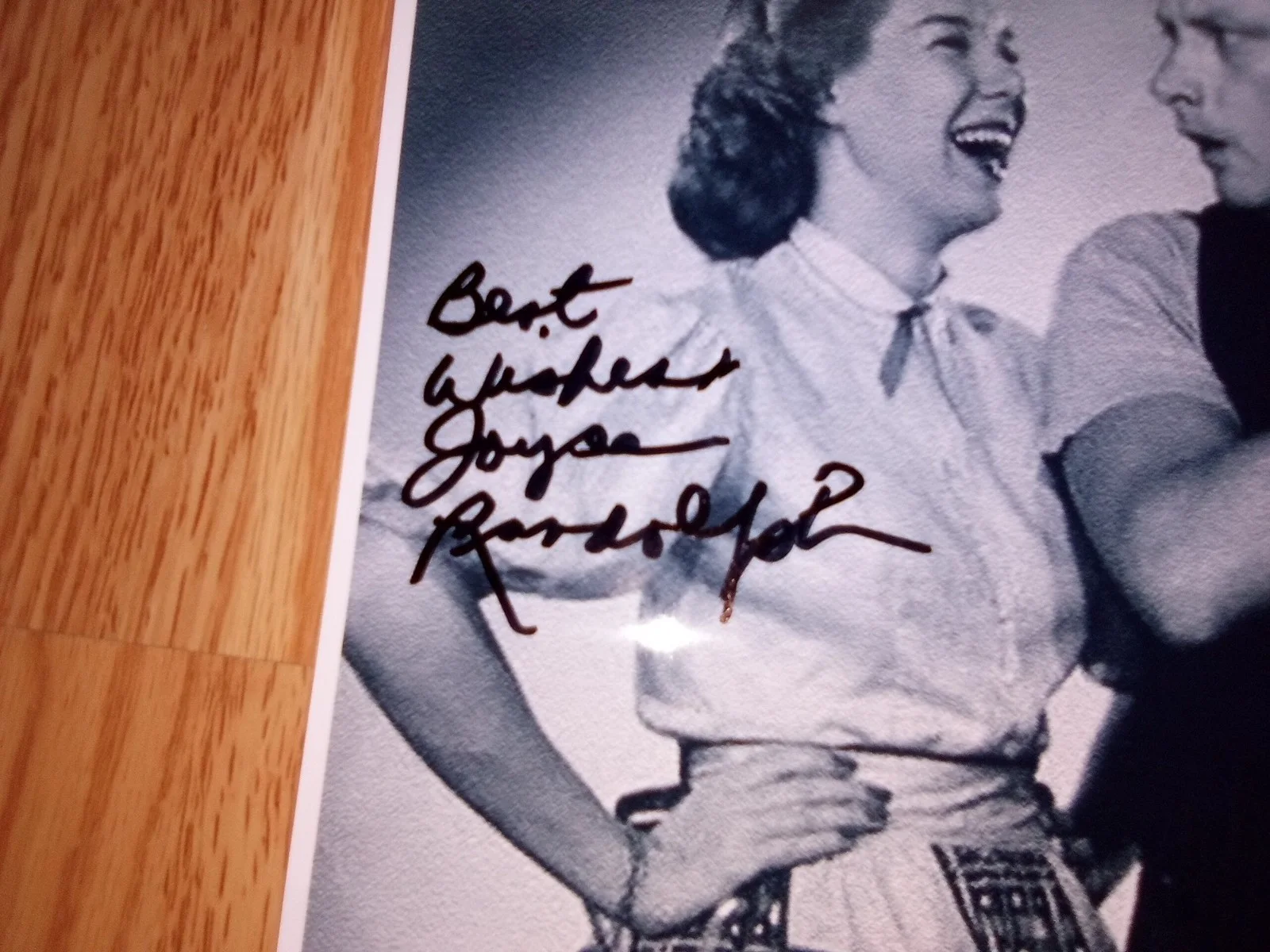 Joyce Randolph — Joyce Randolph Autographed Signed 8.5 X 11 The Honeymooners with Art Carney RIP, image 2