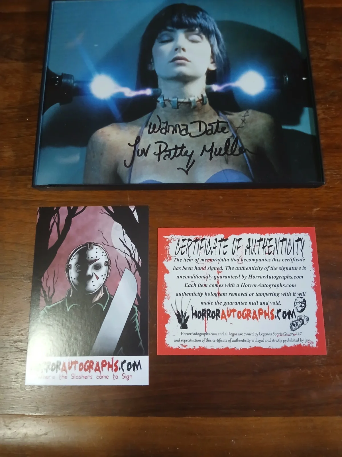 Patty Mullen 'Frankenhooker' Autographed 8x10 Photo W/Coa With Frame!, изображение 2