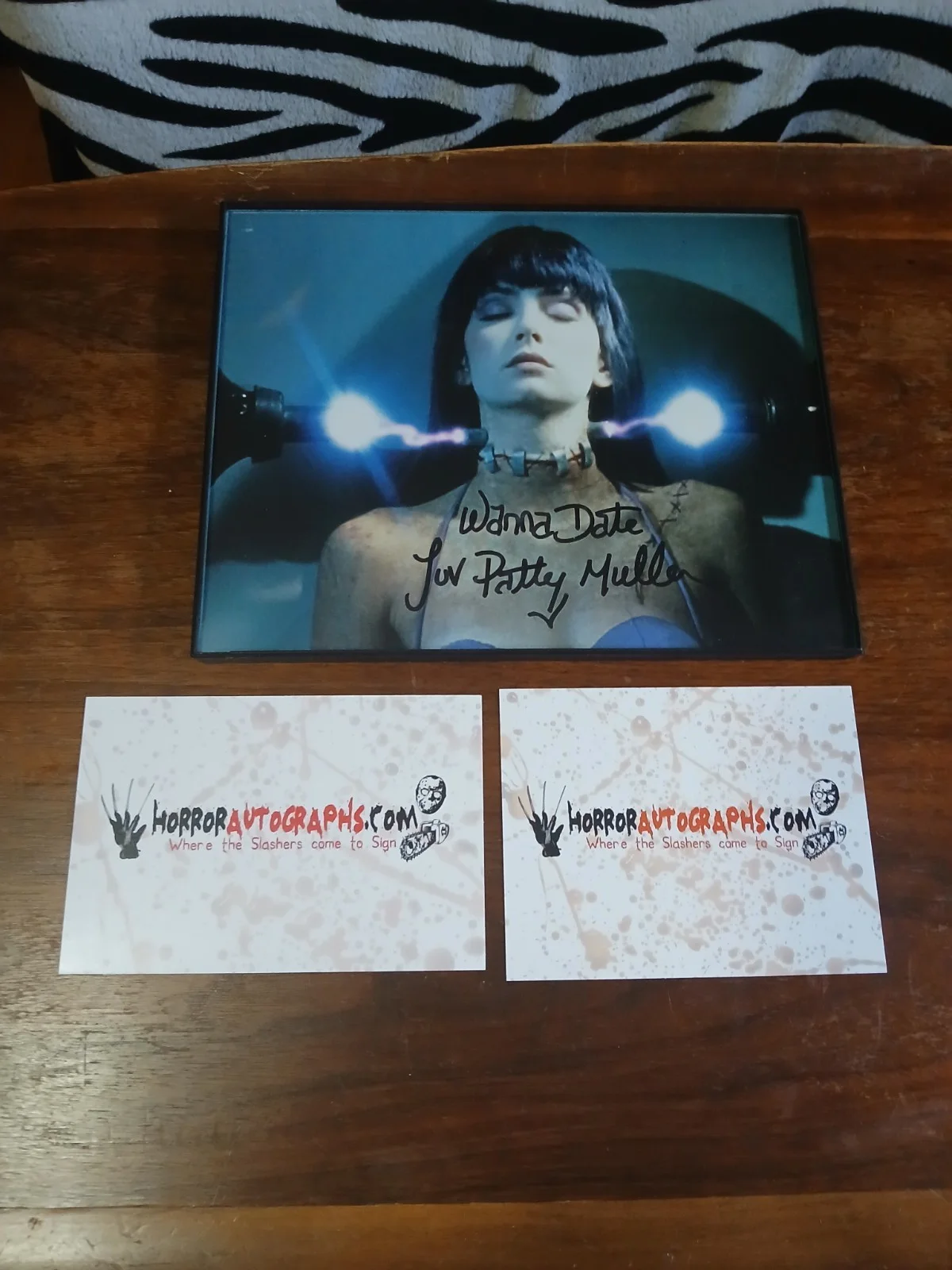 Patty Mullen 'Frankenhooker' Autographed 8x10 Photo W/Coa With Frame!, изображение 3