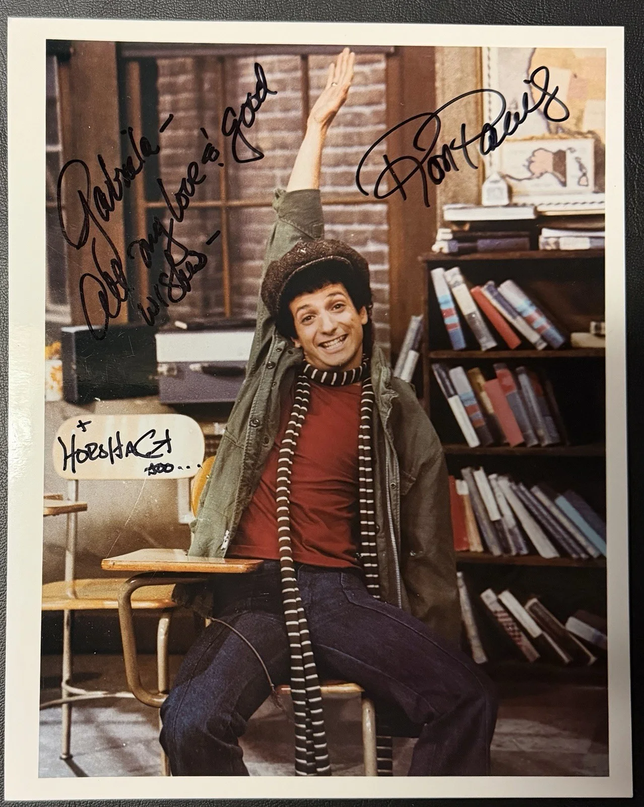 Ron Palillo — Ron Palillo “Horshack” Autograph Photo 8x10 - Welcome Back Kotter, image 2