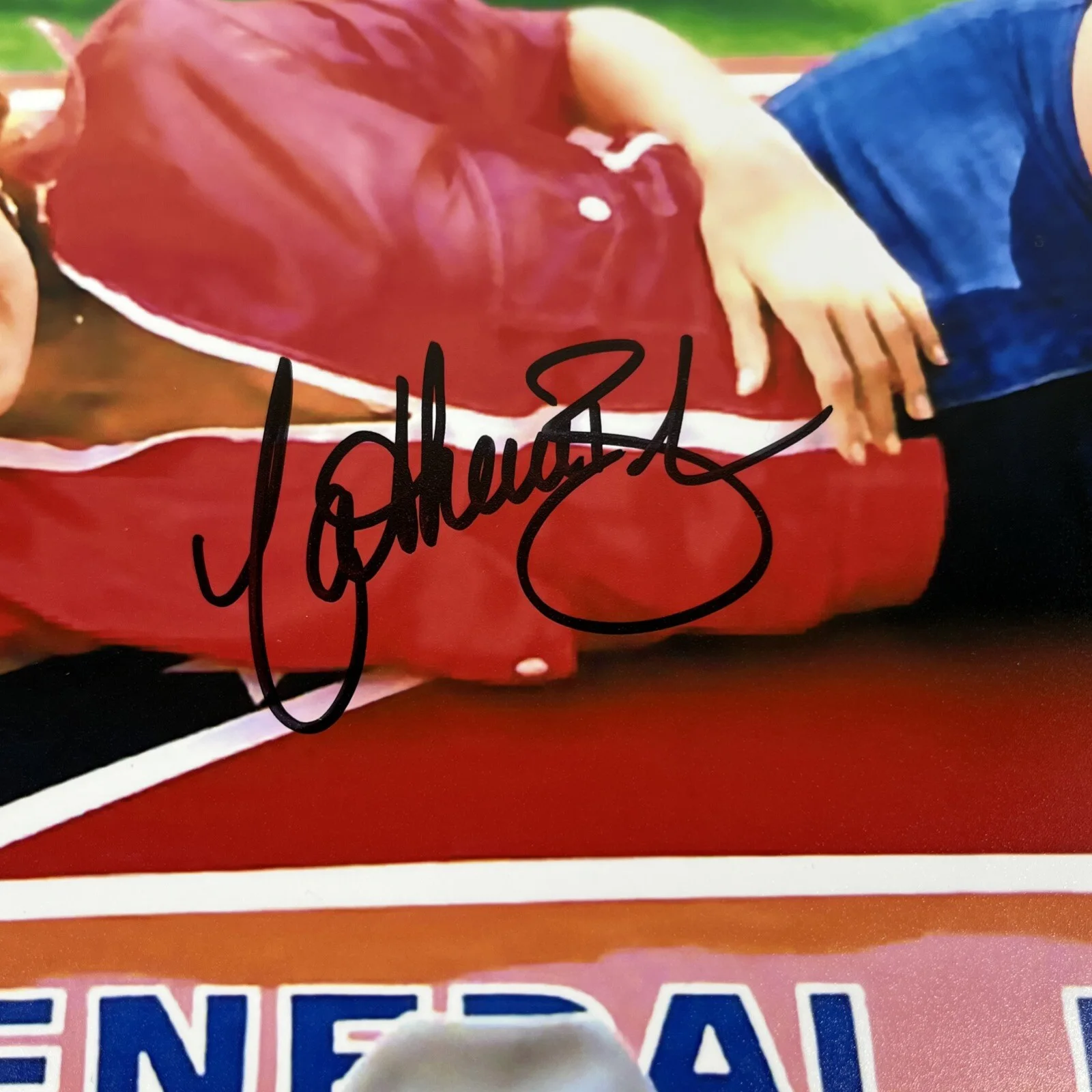 Catherine Bach Tom Wopat John Schneider — The Dukes Of Hazzard Cast Signed Photo Poster Autographed 16x20 COA JSA, изображение 3