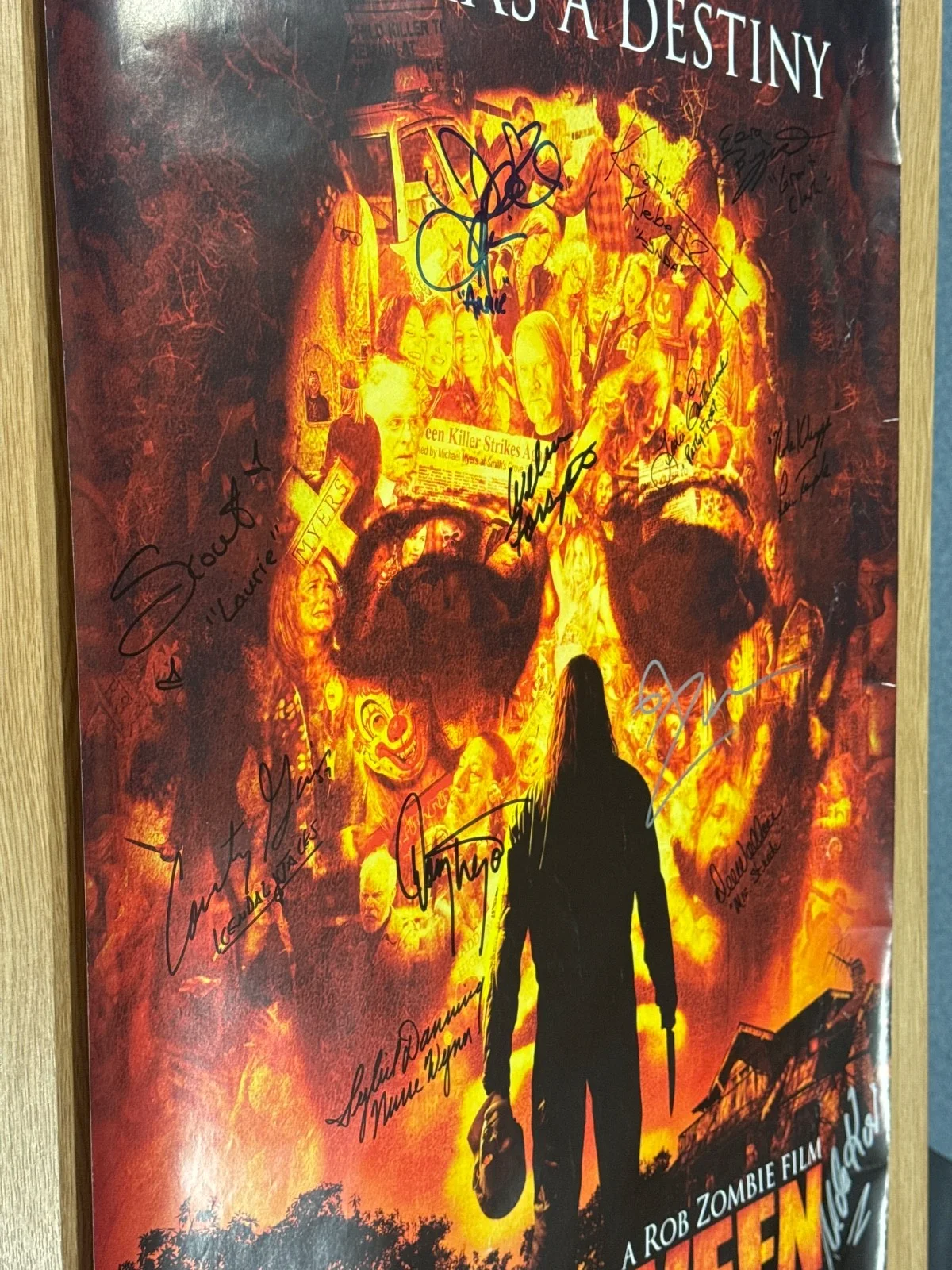 Rob Zombie's Halloween 2007 cast Signed x 13 Poster horror, image 5