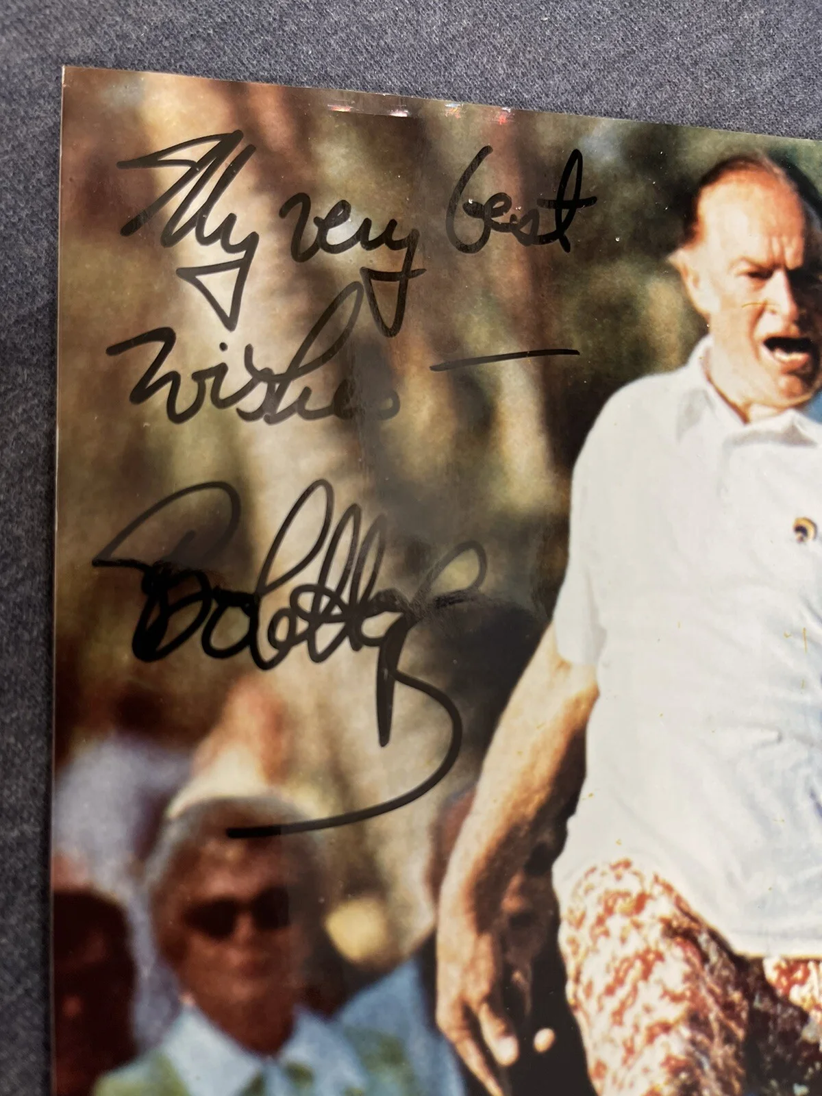 BOB HOPE Signed Autographed Crazy Golf Photo 8x10 My Very Best Wishes, image 5