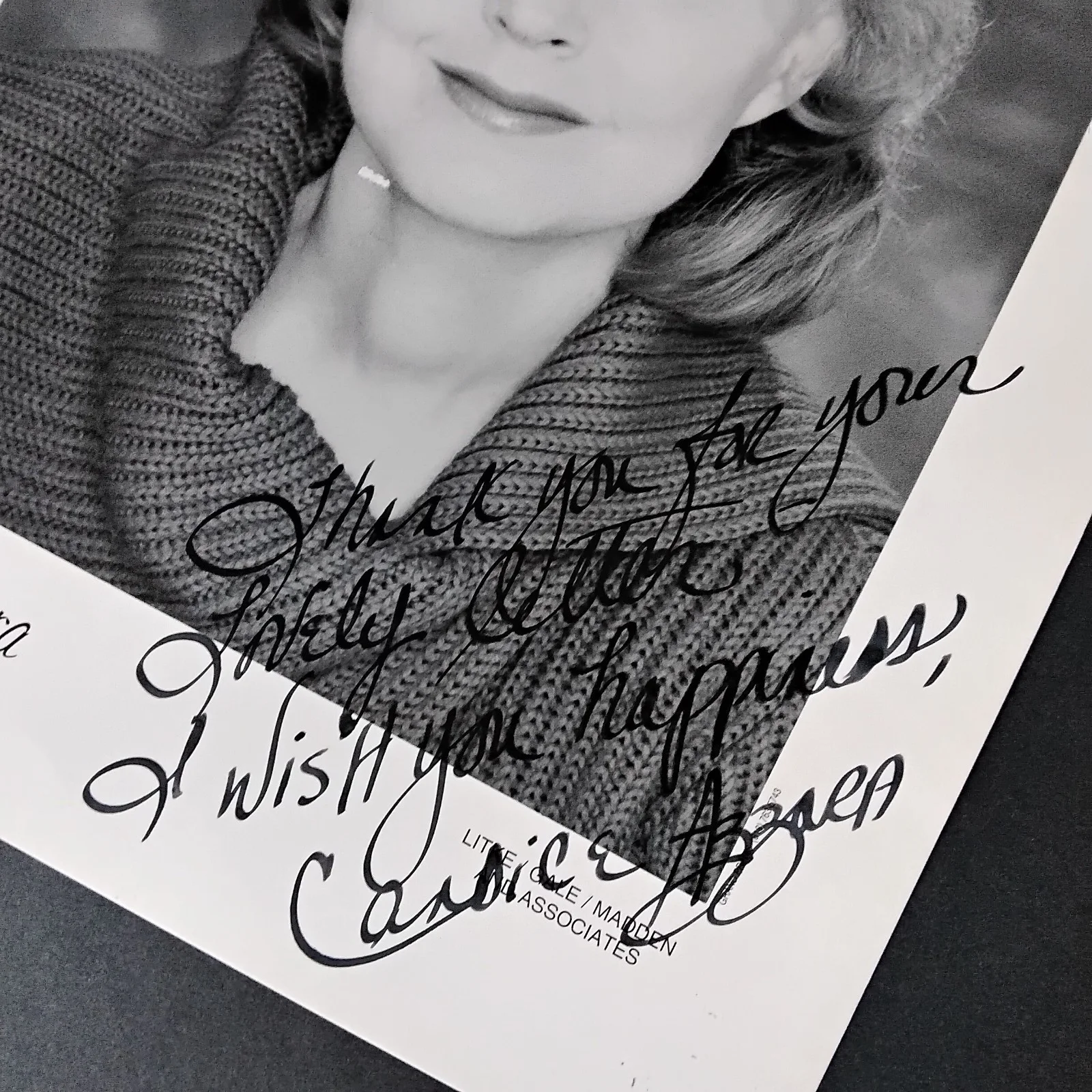 Candice Azzara SIGNED Photo Movie TV Actress Fatso Johnny Bravo Ocean's 12, изображение 4