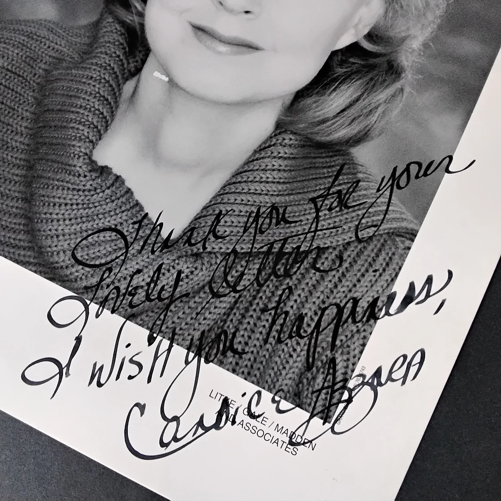 Candice Azzara SIGNED Photo Movie TV Actress Fatso Johnny Bravo Ocean's 12, изображение 5