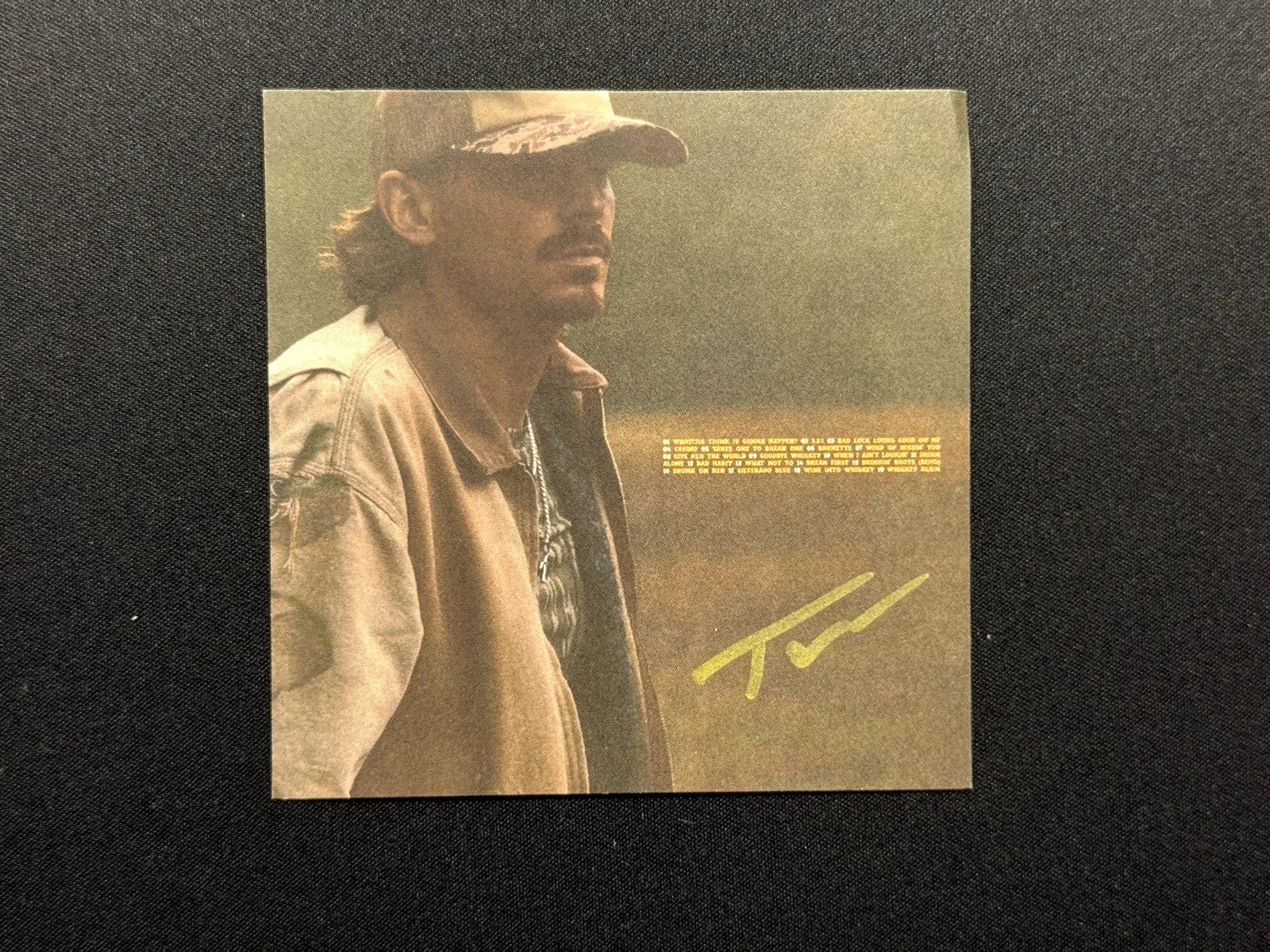 TUCKER WETMORE Signed CD Autograph What Not To Autographed Pacific Insert photo, изображение 2