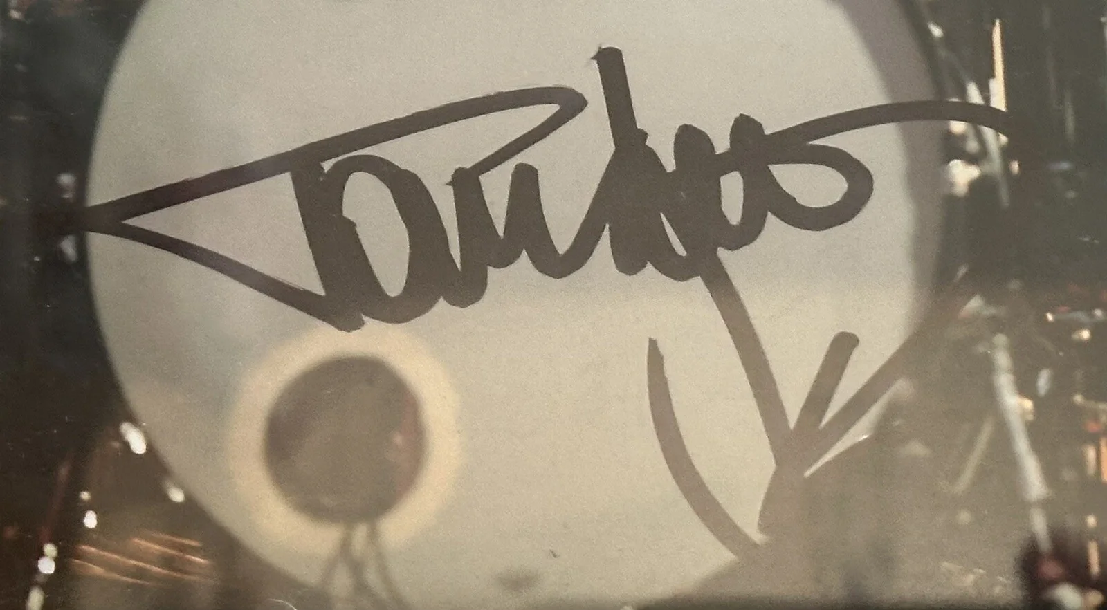 Rare Beckett COA Motley Crue Tommy Lee Hand Signed Autograph Drew On Bunny Ears, изображение 2
