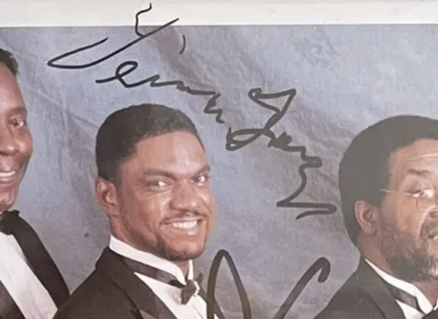 Bill Pinkney's Original Drifters 4X Hand Signed Autograph Promo Photo, image 3