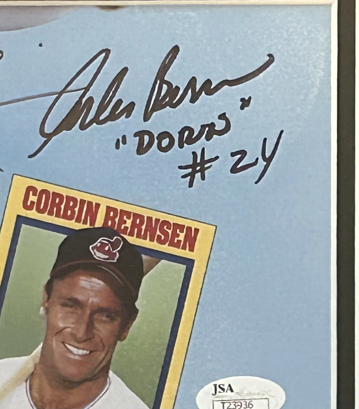 Charlie Sheen Signed Major League Autographed Berenger Bernsen JSA Framed, image 4