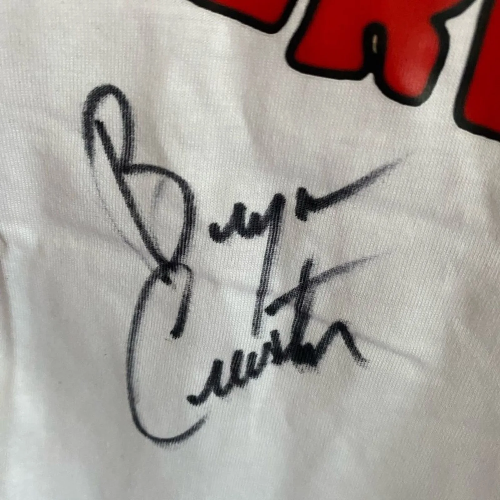 Los Pollos Hermanos Shirt Signed by Bryan Cranston Aaron Paul Giancarlo Esposito, image 3